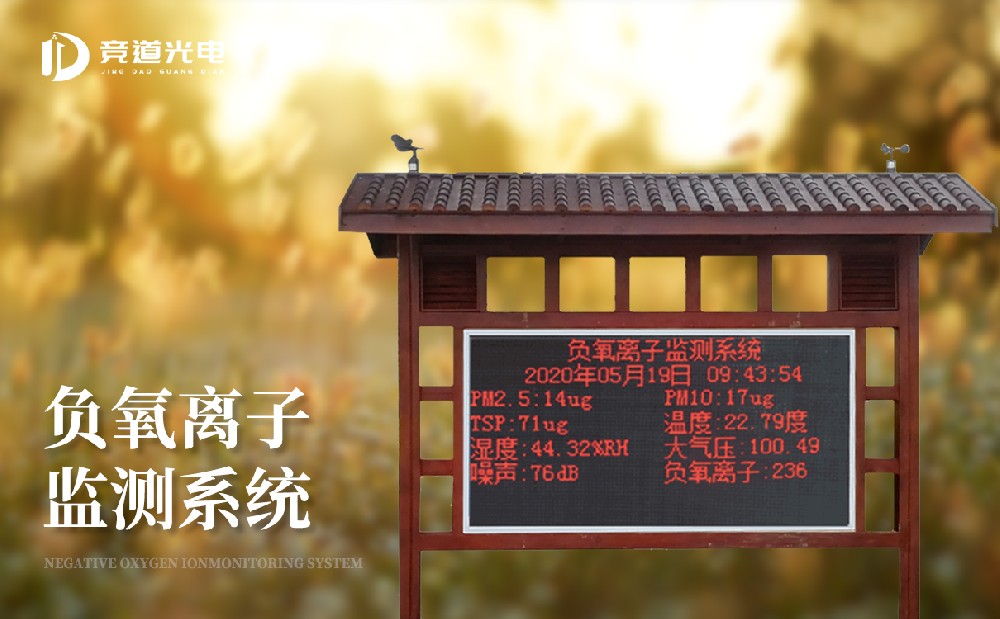 负氧离子监测体系的构成和感化